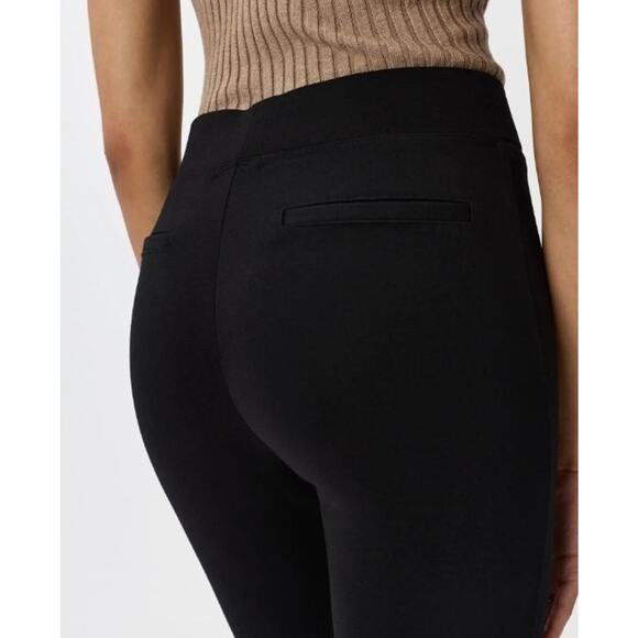 Quince Ultra-Stretch Ponte Kick Flare Pants XL Black NWT - Picture 5 of 9